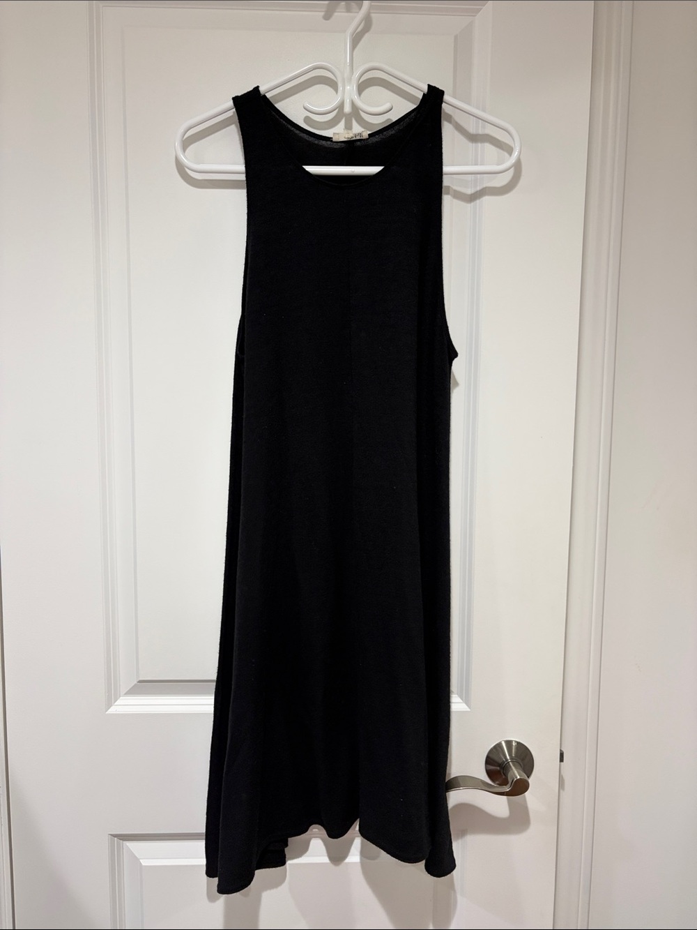 Wilfred Black Sleeveless Mini Dress